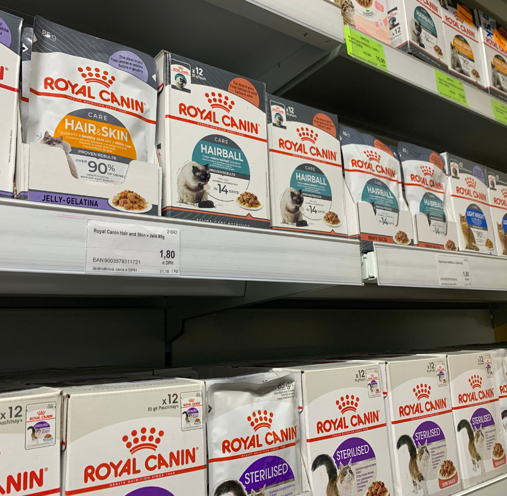 Royal Canin vlhké krmivo – podpora trávenia a lesklej srsti mačky